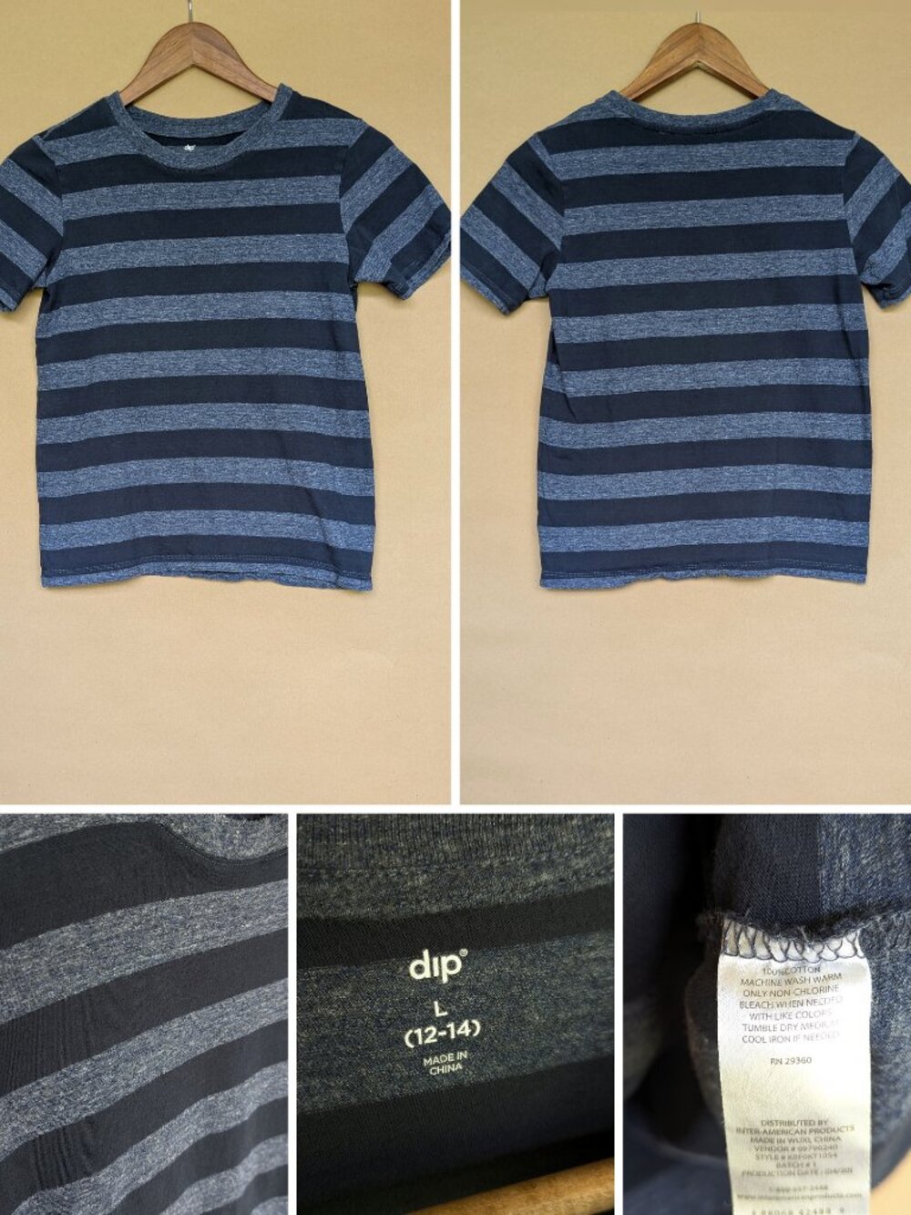 Dip Striped Tee